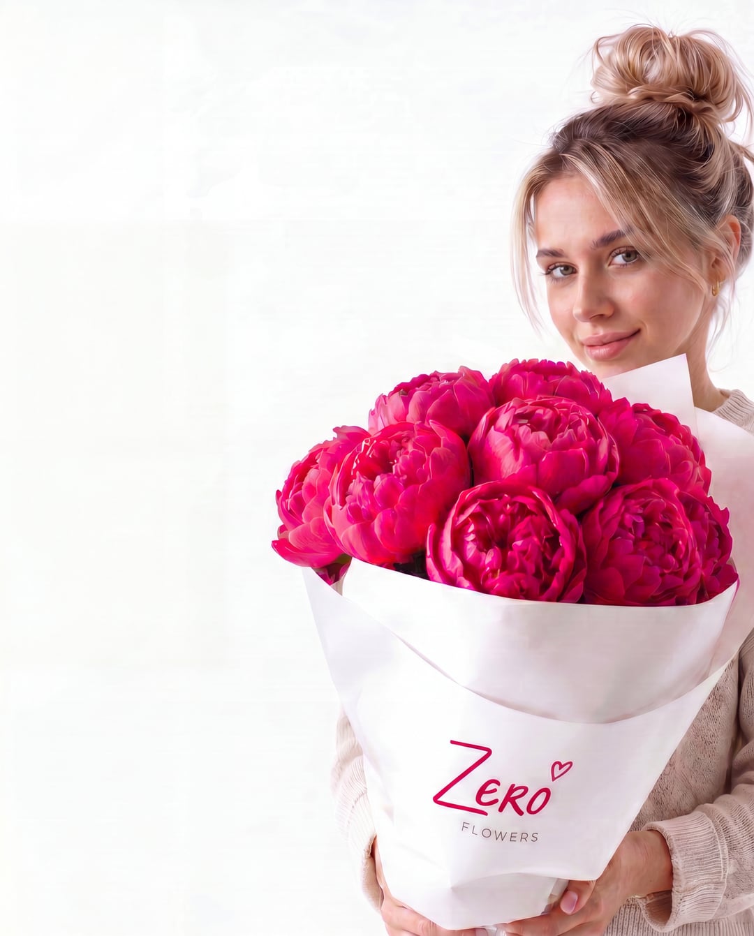 ZERO FLOWERS — букет пионов